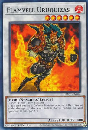 Flamvell Uruquizas (Common / Short Print) [HAC1-EN074] 1st Edition