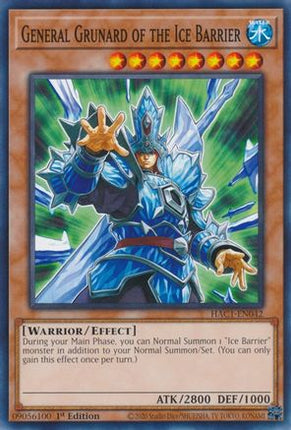 General Grunard of the Ice Barrier (Common / Short Print) [HAC1-EN042] 1st Edition