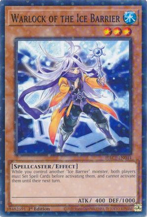 Warlock of the Ice Barrier (Duel Terminal) (Duel Terminal Technology Common) [HAC1-EN044] 1st Edition