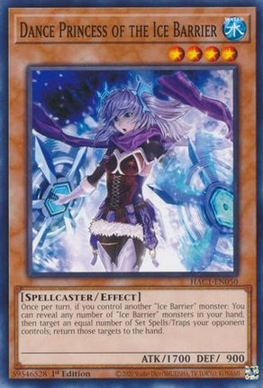 Dance Princess of the Ice Barrier (Common / Short Print) [HAC1-EN050] 1st Edition