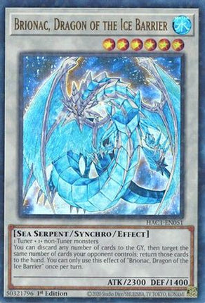 Brionac, Dragon of the Ice Barrier (Duel Terminal) (Duel Terminal Technology Ultra Rare) [HAC1-EN051] 1st Edition