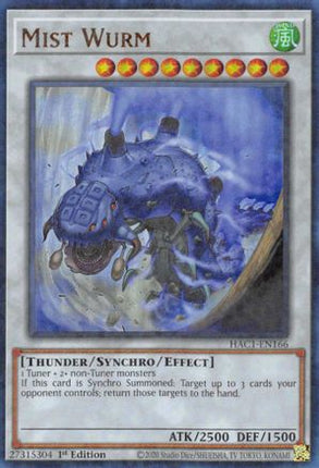 Mist Wurm (Duel Terminal) (Duel Terminal Technology Ultra Rare) [HAC1-EN166] 1st Edition