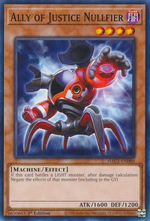 Ally of Justice Nullfier (Duel Terminal) [HAC1-EN080] Common