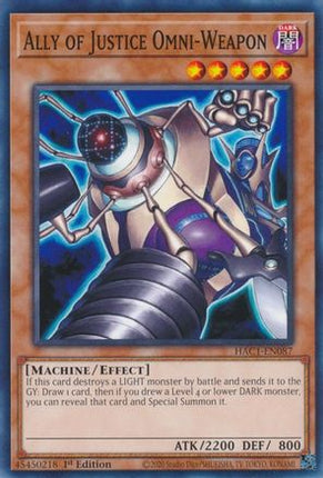 Ally of Justice Omni-Weapon (Common / Short Print) [HAC1-EN087] 1st Edition
