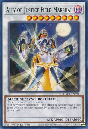 Ally of Justice Field Marshal (Common / Short Print) [HAC1-EN091] 1st Edition