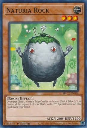 Naturia Rock (Common / Short Print) [HAC1-EN094] 1st Edition