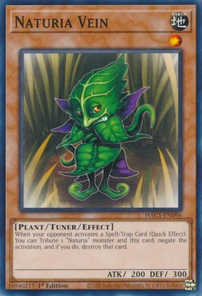 Naturia Vein (Common / Short Print) [HAC1-EN096] 1st Edition