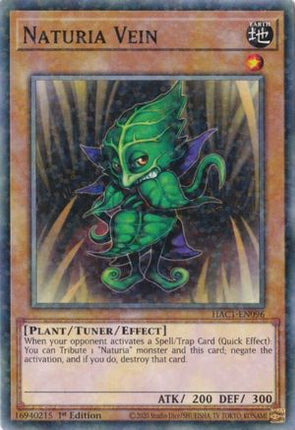 Naturia Vein (Duel Terminal) (Duel Terminal Technology Common) [HAC1-EN096] 1st Edition