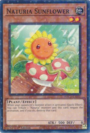 Naturia Sunflower (Duel Terminal) (Duel Terminal Technology Common) [HAC1-EN102] 1st Edition