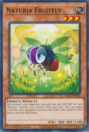 Naturia Fruitfly (Common / Short Print) [HAC1-EN106] 1st Edition
