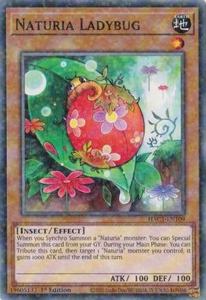 Naturia Ladybug (Duel Terminal) (Duel Terminal Technology Common) [HAC1-EN109] 1st Edition