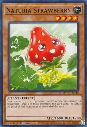 Naturia Strawberry (Common / Short Print) [HAC1-EN110] 1st Edition