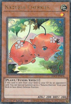 Naturia Cherries (Duel Terminal) [HAC1-EN116] Parallel Rare