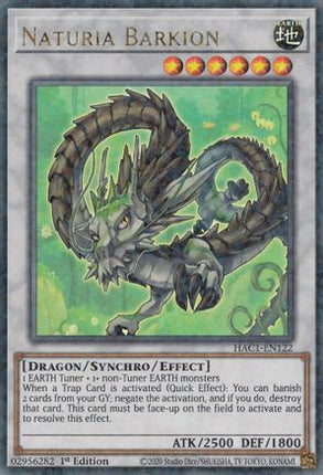 Naturia Barkion (Duel Terminal) [HAC1-EN122] Parallel Rare