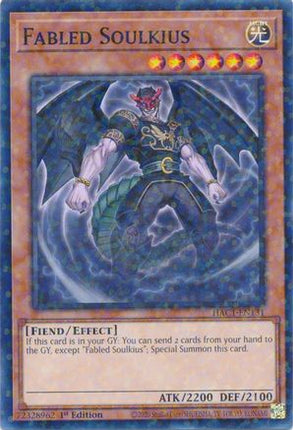Fabled Soulkius (Duel Terminal) (Duel Terminal Technology Common) [HAC1-EN131] 1st Edition