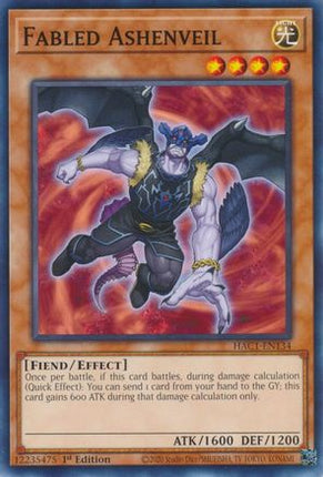 Fabled Ashenveil (Duel Terminal) [HAC1-EN134] Common