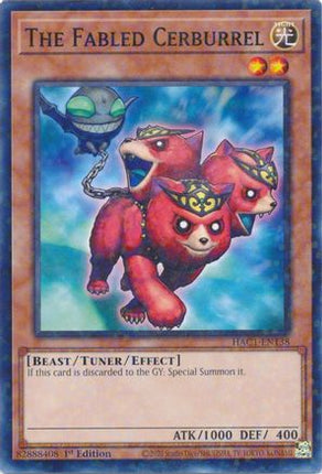 The Fabled Cerburrel (Duel Terminal) (Duel Terminal Technology Common) [HAC1-EN138] 1st Edition