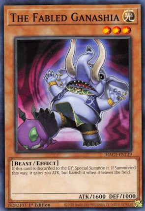 The Fabled Ganashia (Common / Short Print) [HAC1-EN139] 1st Edition