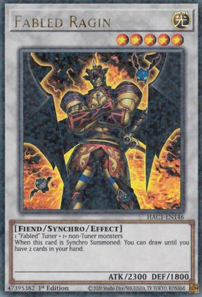 Fabled Ragin (Duel Terminal) [HAC1-EN146] Parallel Rare