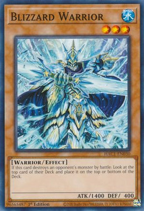 Blizzard Warrior (Common / Short Print) [HAC1-EN030] 1st Edition