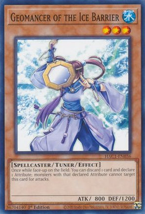Geomancer of the Ice Barrier (Common / Short Print) [HAC1-EN036] 1st Edition