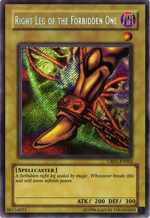 Right Leg of the Forbidden One [UBP1-EN001] Secret Rare