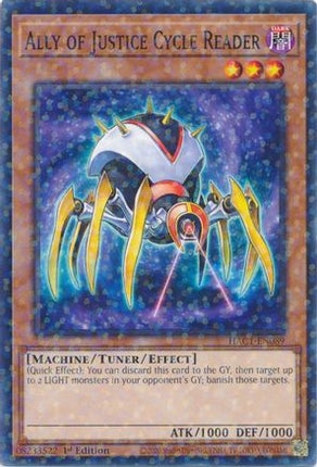 Ally of Justice Cycle Reader (Duel Terminal) (Duel Terminal Technology Common) [HAC1-EN089] 1st Edition