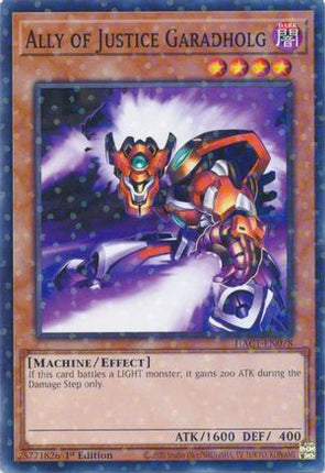 Ally of Justice Garadholg (Duel Terminal) (Duel Terminal Technology Common) [HAC1-EN078] 1st Edition