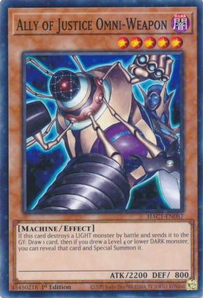 Ally of Justice Omni-Weapon (Duel Terminal) (Duel Terminal Technology Common) [HAC1-EN087] 1st Edition