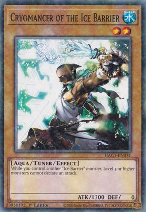 Cryomancer of the Ice Barrier (Duel Terminal) (Duel Terminal Technology Common) [HAC1-EN031] 1st Edition