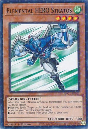 Elemental HERO Stratos (Duel Terminal) (Duel Terminal Technology Common) [HAC1-EN015] 1st Edition