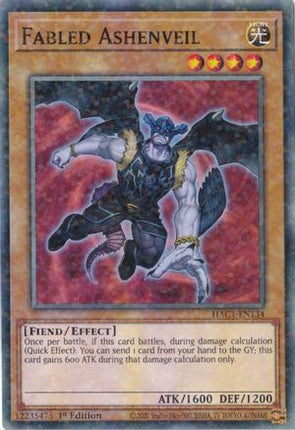 Fabled Ashenveil (Duel Terminal) (Duel Terminal Technology Common) [HAC1-EN134] 1st Edition