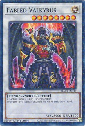 Fabled Valkyrus (Duel Terminal) (Duel Terminal Technology Common) [HAC1-EN144] 1st Edition