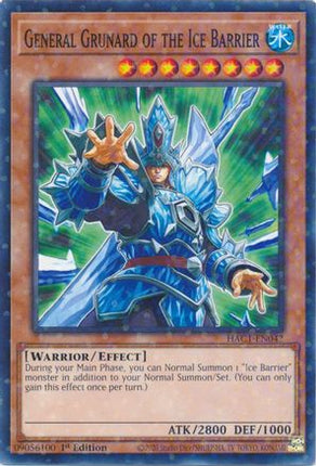 General Grunard of the Ice Barrier (Duel Terminal) (Duel Terminal Technology Common) [HAC1-EN042] 1st Edition