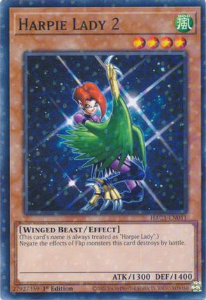 Harpie Lady 2 (Duel Terminal) (Duel Terminal Technology Common) [HAC1-EN011] 1st Edition
