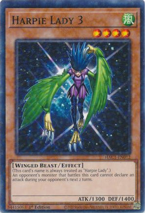 Harpie Lady 3 (Duel Terminal) (Duel Terminal Technology Common) [HAC1-EN012] 1st Edition