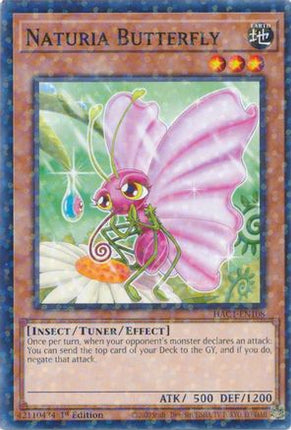 Naturia Butterfly (Duel Terminal) (Duel Terminal Technology Common) [HAC1-EN108] 1st Edition