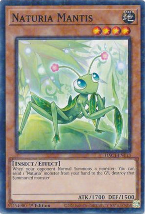 Naturia Mantis (Duel Terminal) (Duel Terminal Technology Common) [HAC1-EN113] 1st Edition