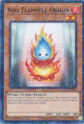 Neo Flamvell Origin (Duel Terminal) (Duel Terminal Technology Common) [HAC1-EN069] 1st Edition