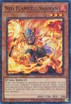 Neo Flamvell Shaman (Duel Terminal) (Duel Terminal Technology Common) [HAC1-EN071] 1st Edition