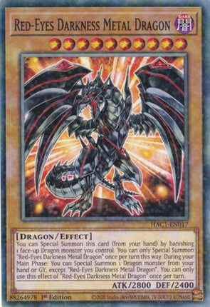 Red-Eyes Darkness Metal Dragon (Duel Terminal) (Duel Terminal Technology Common) [HAC1-EN017] 1st Edition