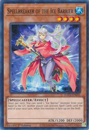 Spellbreaker of the Ice Barrier (Duel Terminal) (Duel Terminal Technology Common) [HAC1-EN041] 1st Edition