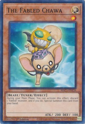 The Fabled Chawa (Duel Terminal) (Duel Terminal Technology Common) [HAC1-EN136] 1st Edition