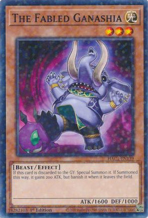 The Fabled Ganashia (Duel Terminal) (Duel Terminal Technology Common) [HAC1-EN139] 1st Edition