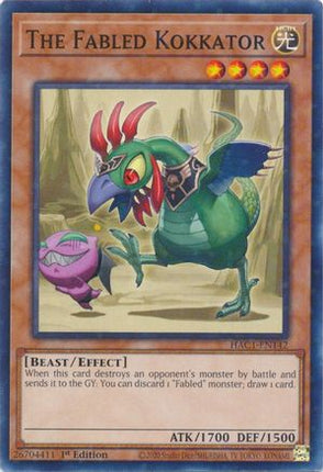 The Fabled Kokkator (Duel Terminal) (Duel Terminal Technology Common) [HAC1-EN142] 1st Edition