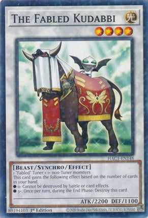The Fabled Kudabbi (Duel Terminal) (Duel Terminal Technology Common) [HAC1-EN148] 1st Edition