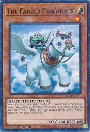 The Fabled Peggulsus (Duel Terminal) (Duel Terminal Technology Common) [HAC1-EN141] 1st Edition