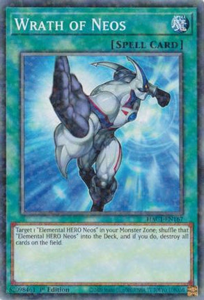 Wrath of Neos (Duel Terminal) (Duel Terminal Technology Common) [HAC1-EN167] 1st Edition