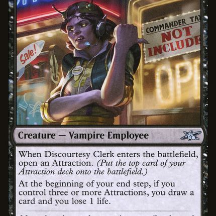 Discourtesy Clerk [Unfinity]