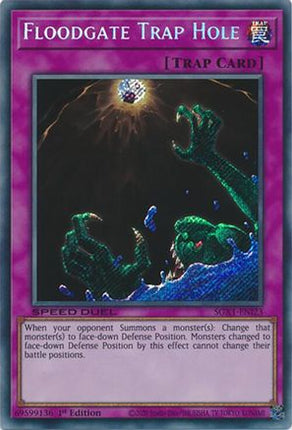 Floodgate Trap Hole [SGX1-ENI23] Secret Rare